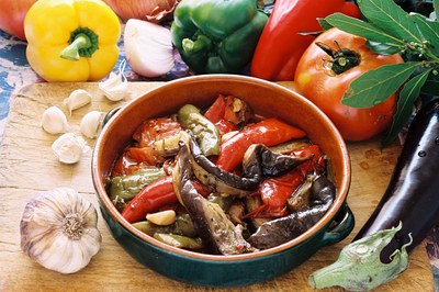 L'escalivade de légumes L'escalivade de légumes